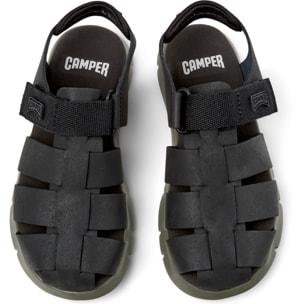 Sandali - CAMPER Oruga Sandal - Nero - Pelle scamosciata