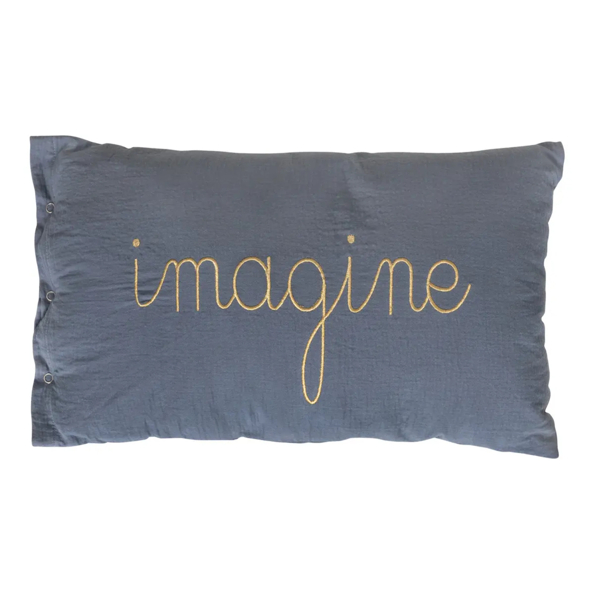 Coussin Lili bleu gris 50x30cm