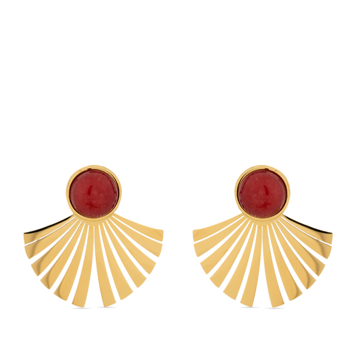 Pendientes Lux by Lux acabados oro 18k