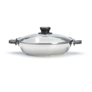 Poêle DE BUYER Twisty tout inox 28cm