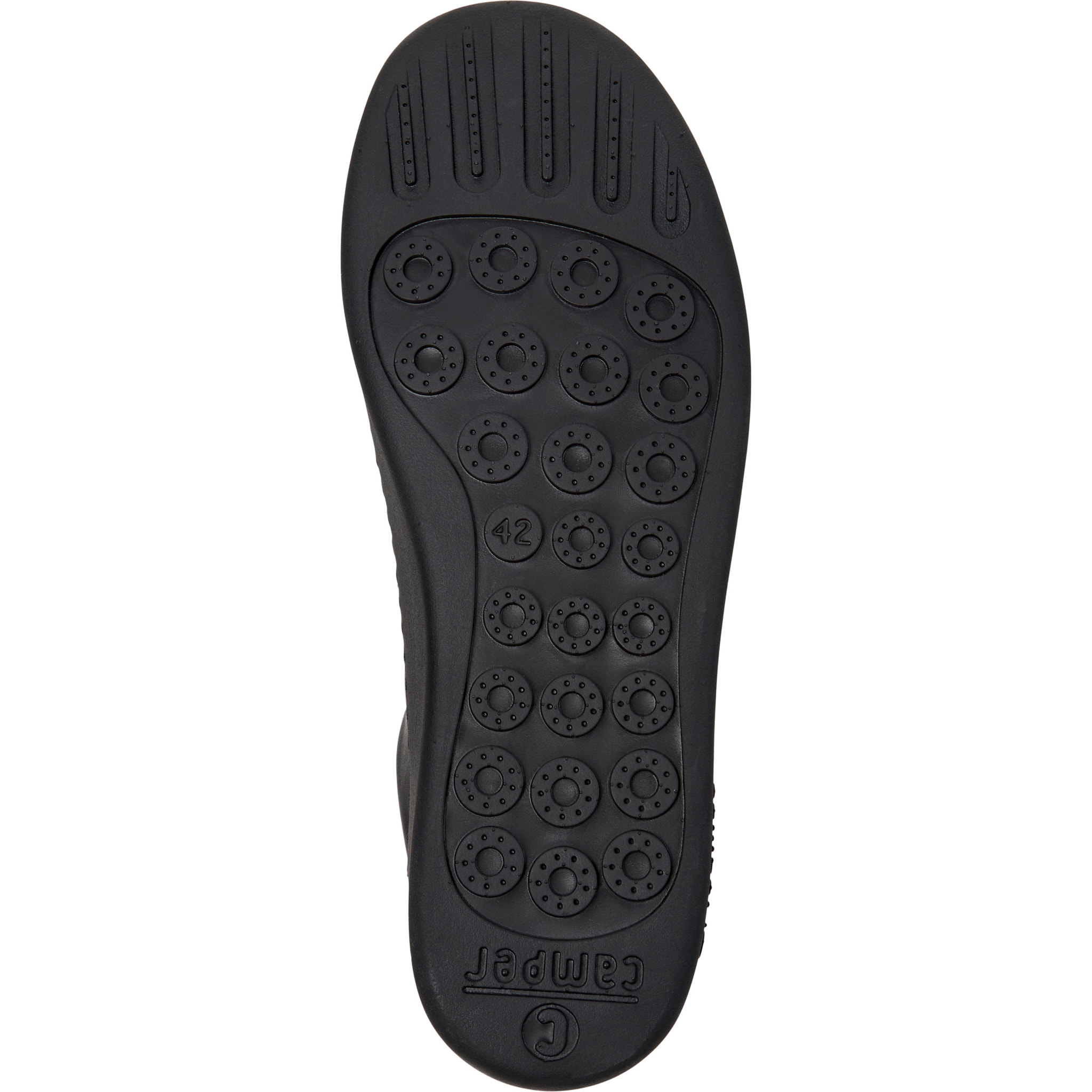 Sneakers - CAMPER Peu Touring - Nero - Pelle liscia