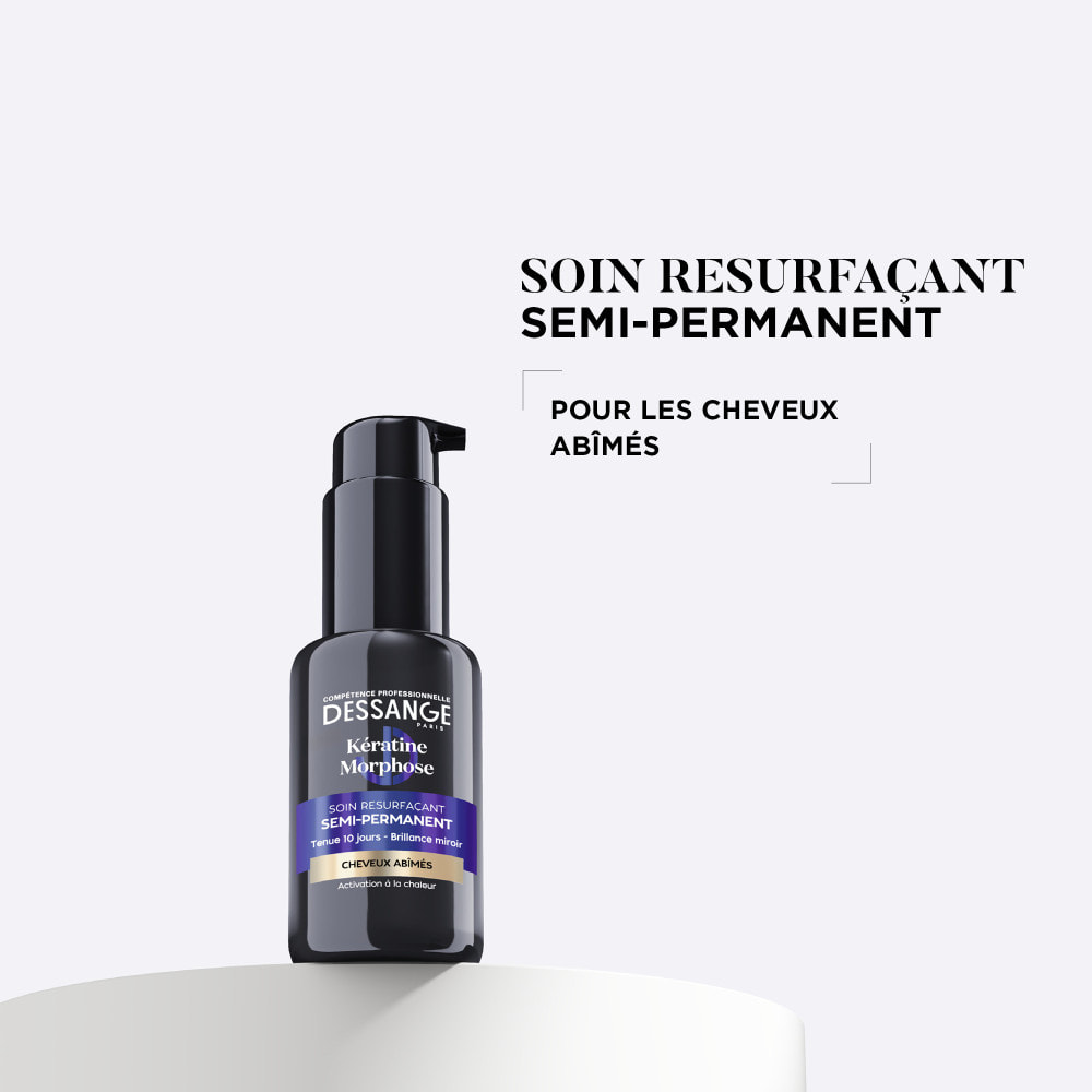 Dessange Kératine Morphose Soin Sans Rinçage Resurfaçant Semi-Permanent Cheveux Abîmés 50ml