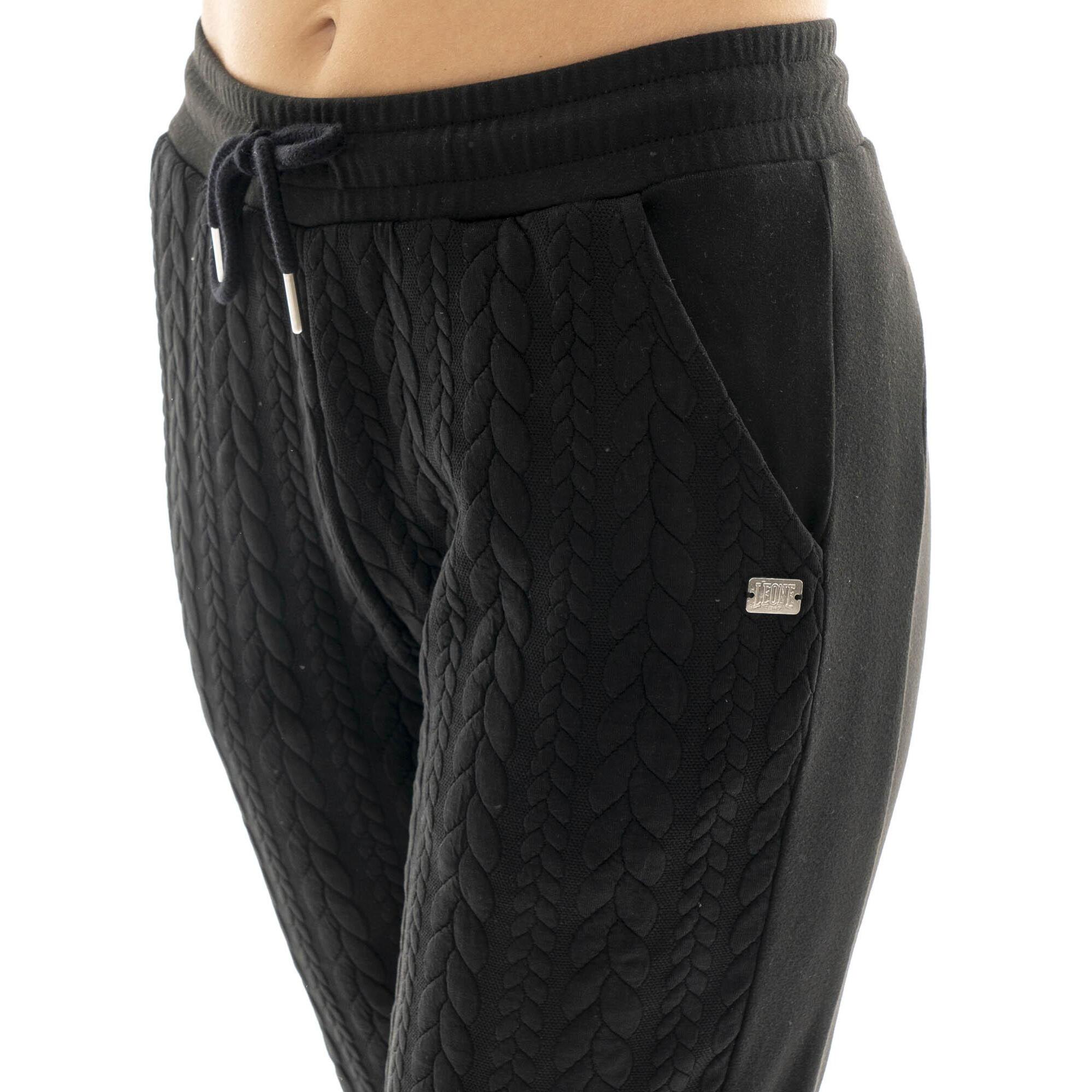 Pantalones de invierno para mujer "relajados" con trenza frontal