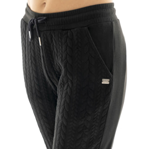 Pantalones de invierno para mujer "relajados" con trenza frontal
