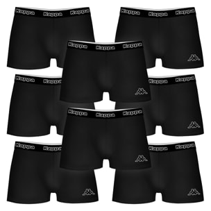 Pack 8 calzoncillos Kappa en color negro para hombre