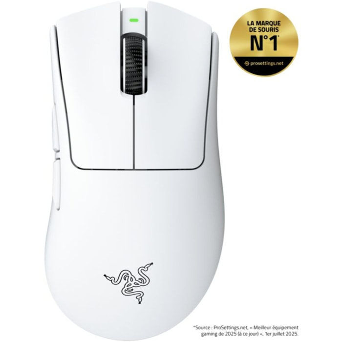 Souris Gamer Sans Fil RAZER DEATHADDER V4 PRO BLANC