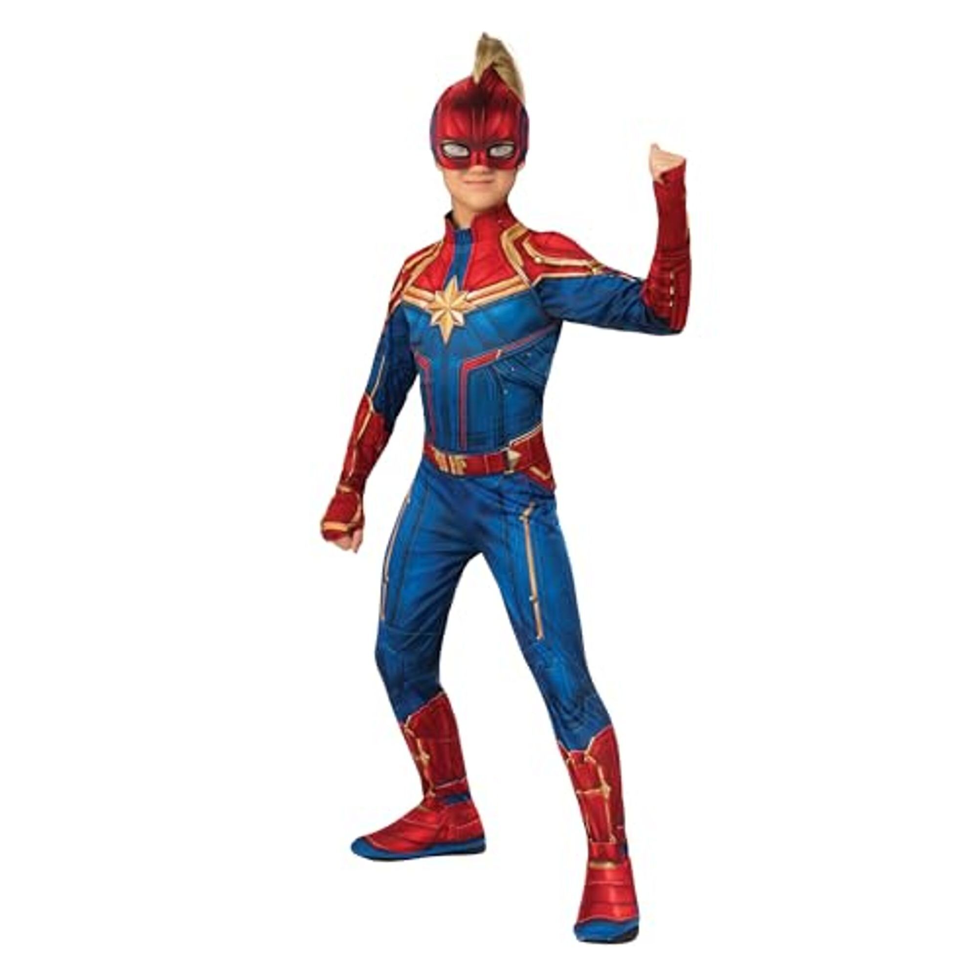 DISFRAZ CAPITANA MARVEL 8-10 AÑOS