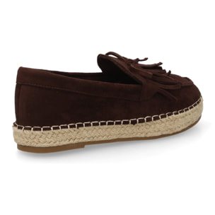 Alpargata mujer flecos suela de esparto