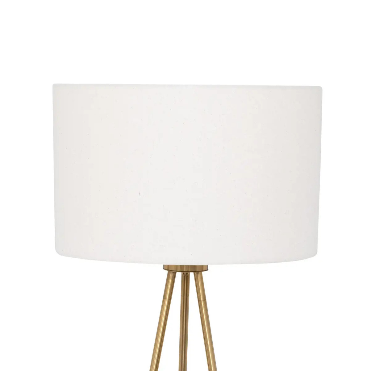 Lampadaire trépied "Arthus" doré H163cm