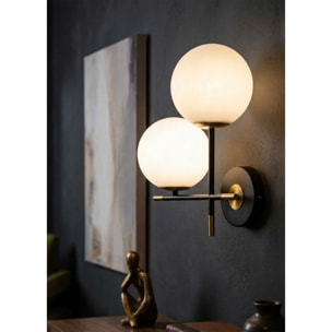 LAMPADA DA MURO DARKY DOUBLE CM 30x17x35