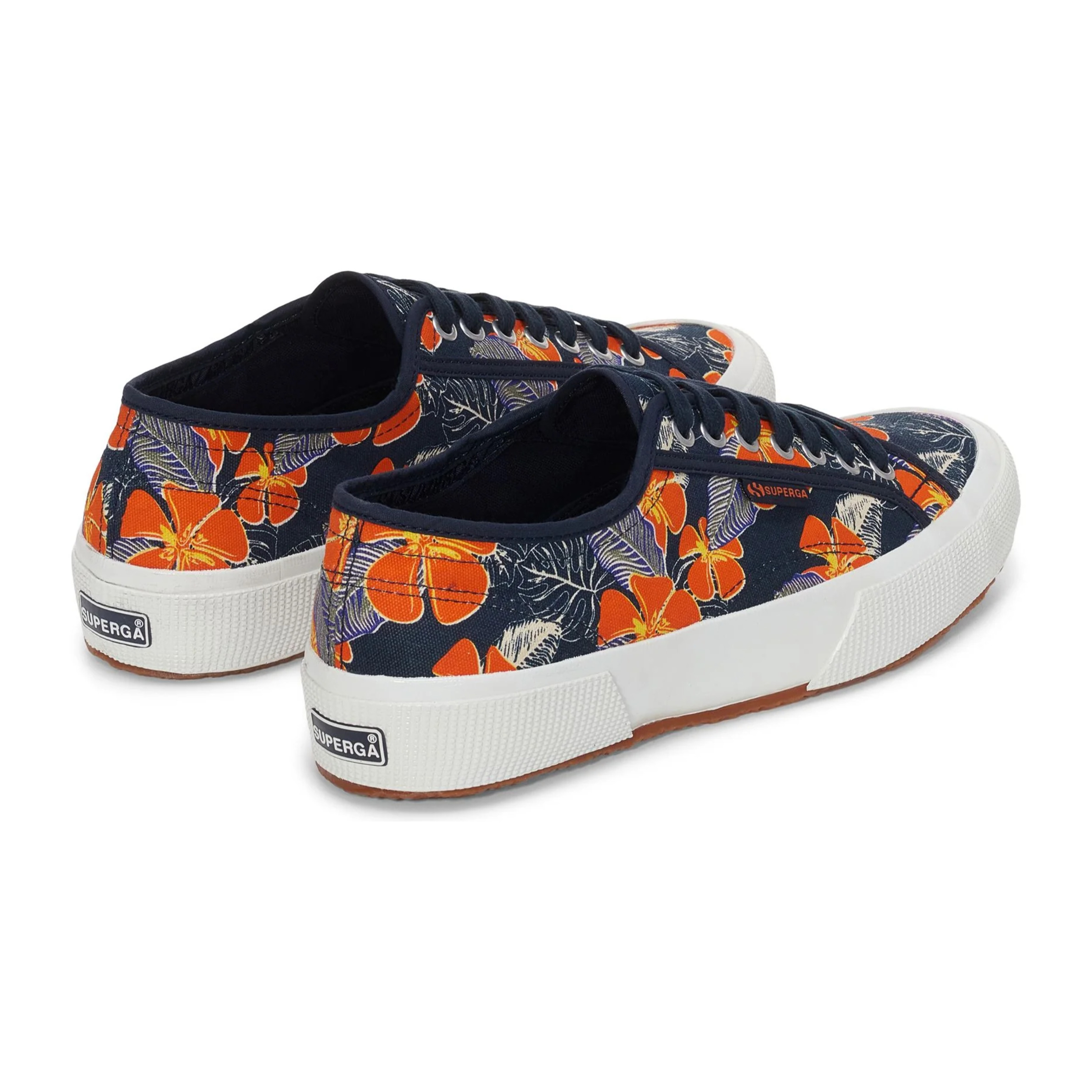 Le Superga Uomo/Donna Blu 2750 OG HIBISCUS FLOWER PRINT