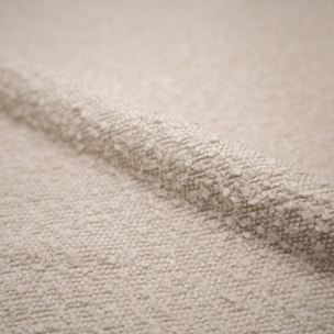 Lot de 2 chaises pour îlot central en tissu bouclé beige 63,5 cm - Iris