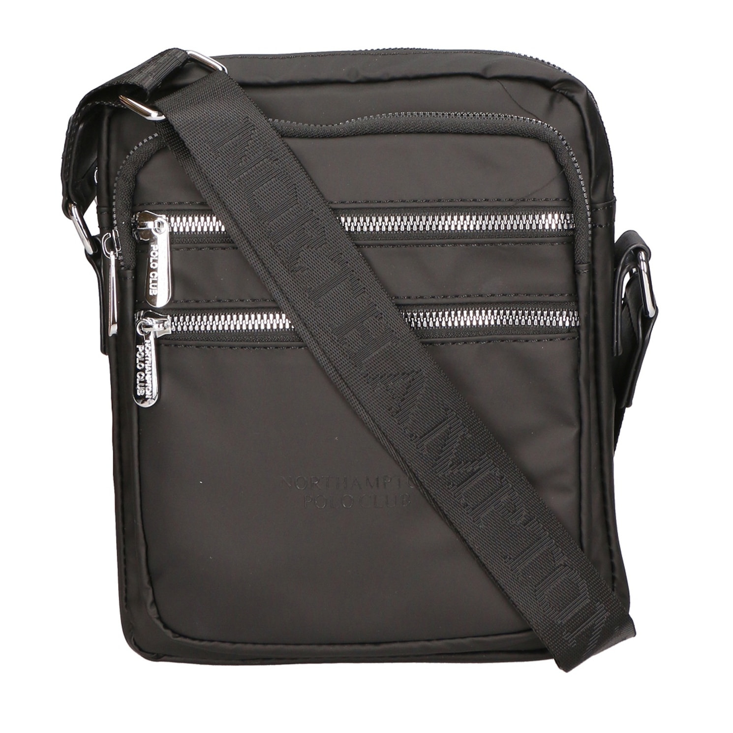 Borsa a tracolla uomo - Modello False - 100% pelle PU - 20.0 x 23.0 x 7.0 cm