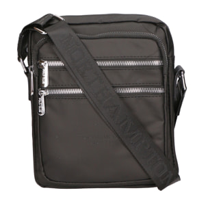 Borsa a tracolla uomo - Modello False - 100% pelle PU - 20.0 x 23.0 x 7.0 cm