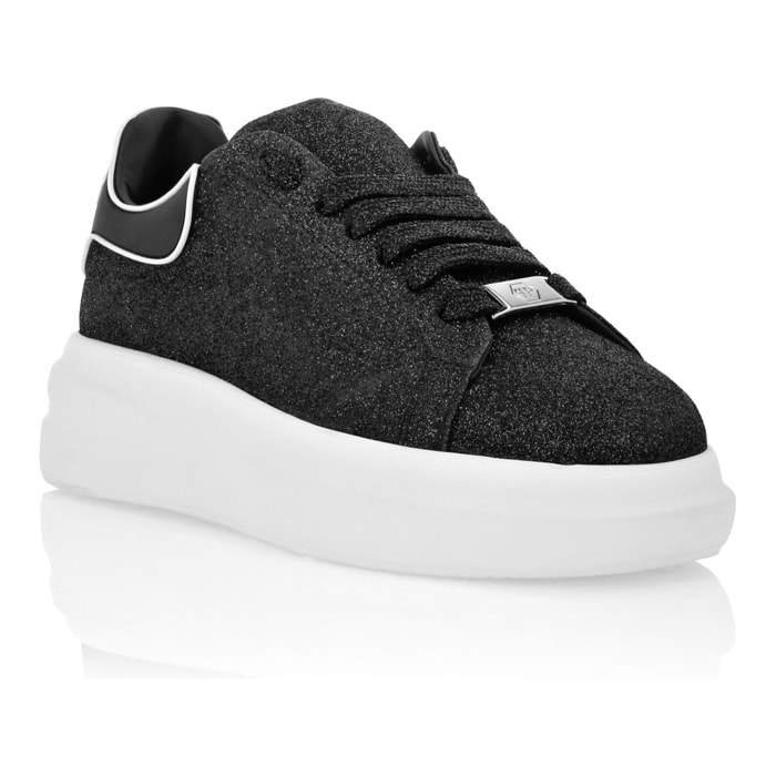 PHILIPP PLEIN Lo-Top Sneakers GLITTER