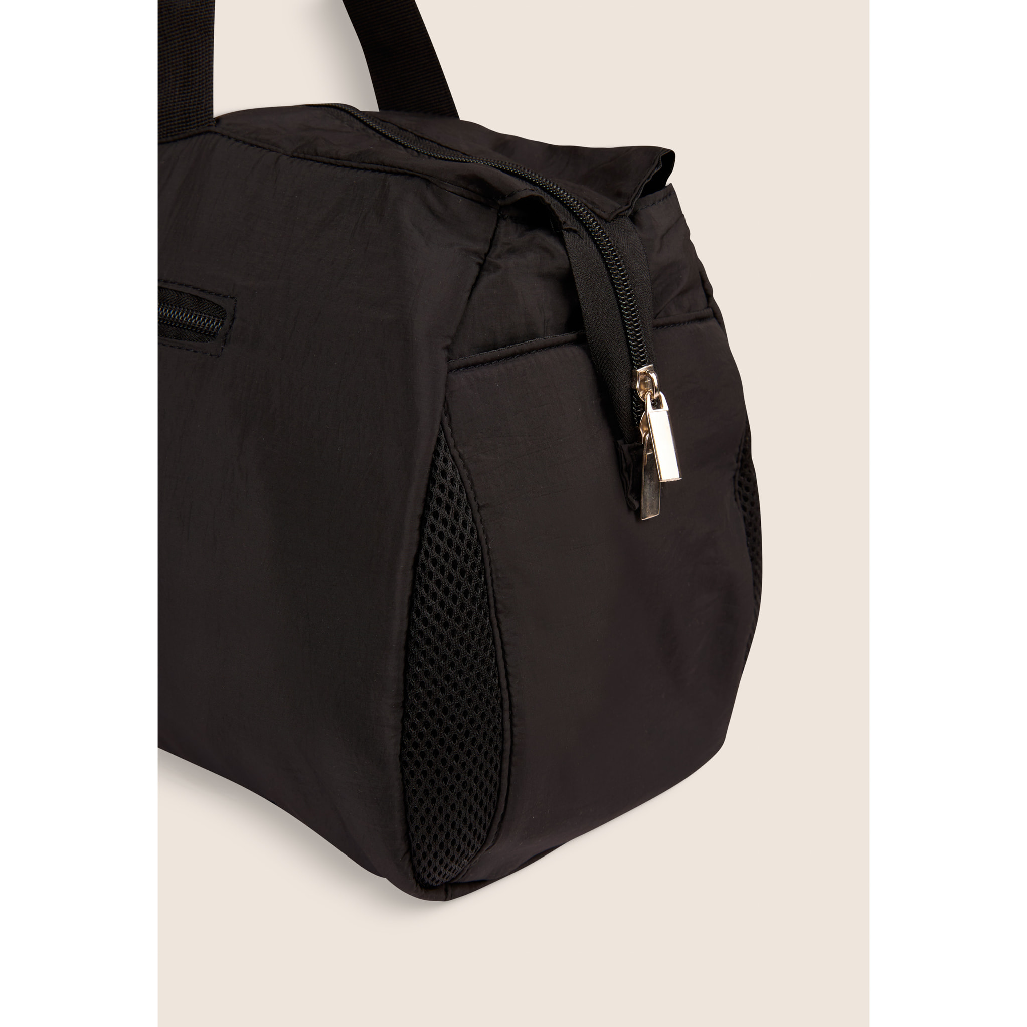 Borsa palestra in nylon con tasche esterne e logo FREDDY