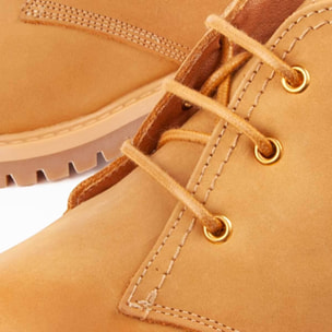 Botín De Piel - Marrón