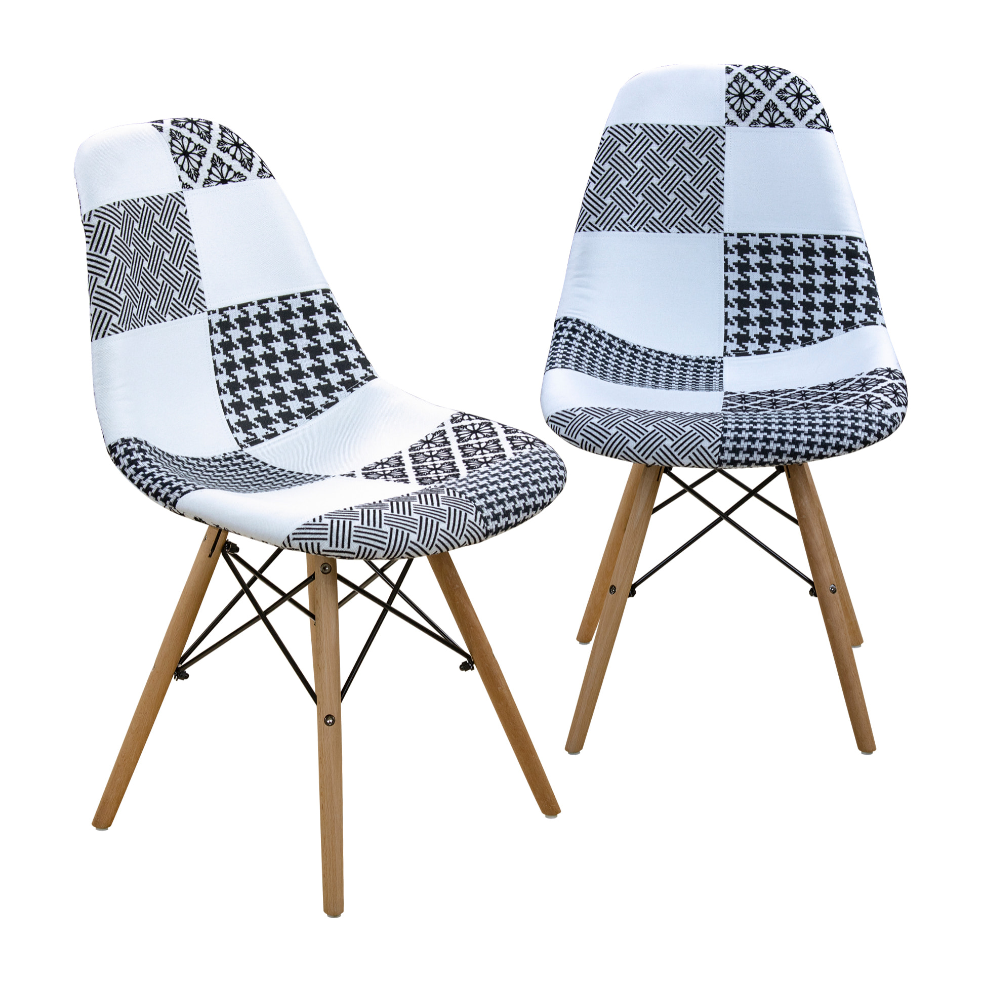 Pack 2 Sillas Estocolmo Patchwork