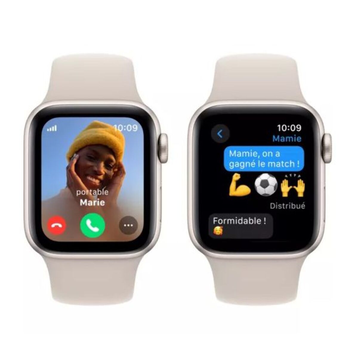 Montre connectée APPLE WATCH SE 44mm Lumière Stellaire S/M Cellular