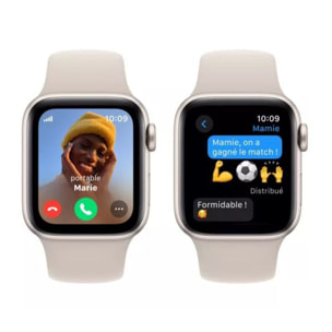 Montre connectée APPLE WATCH SE 44mm Lumière Stellaire S/M Cellular