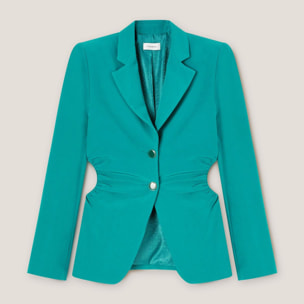 Motivi - Chaqueta blazer con detalle cut-out en los laterales - Verde