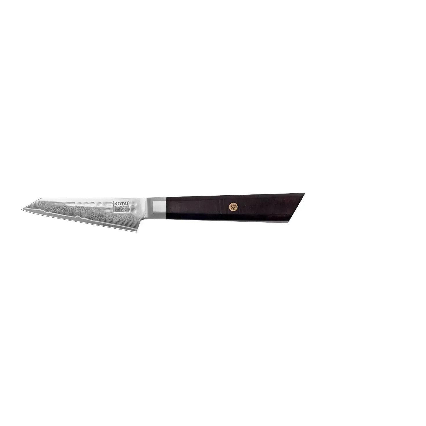 Coltello spelucchino "Bunka" | acciaio damasco | L: 9 cm