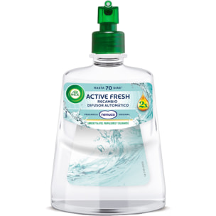 Air Wick Active Fresh Spray Automatico Sin Aerosol - Ambientador para casa con aroma a Nenuco - Recambio