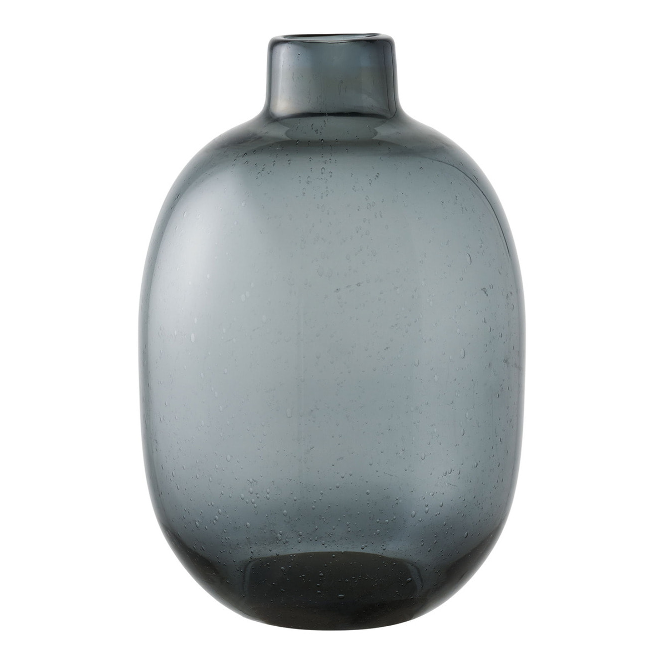 Vaso in vetro nero fumé ø23x35 cm