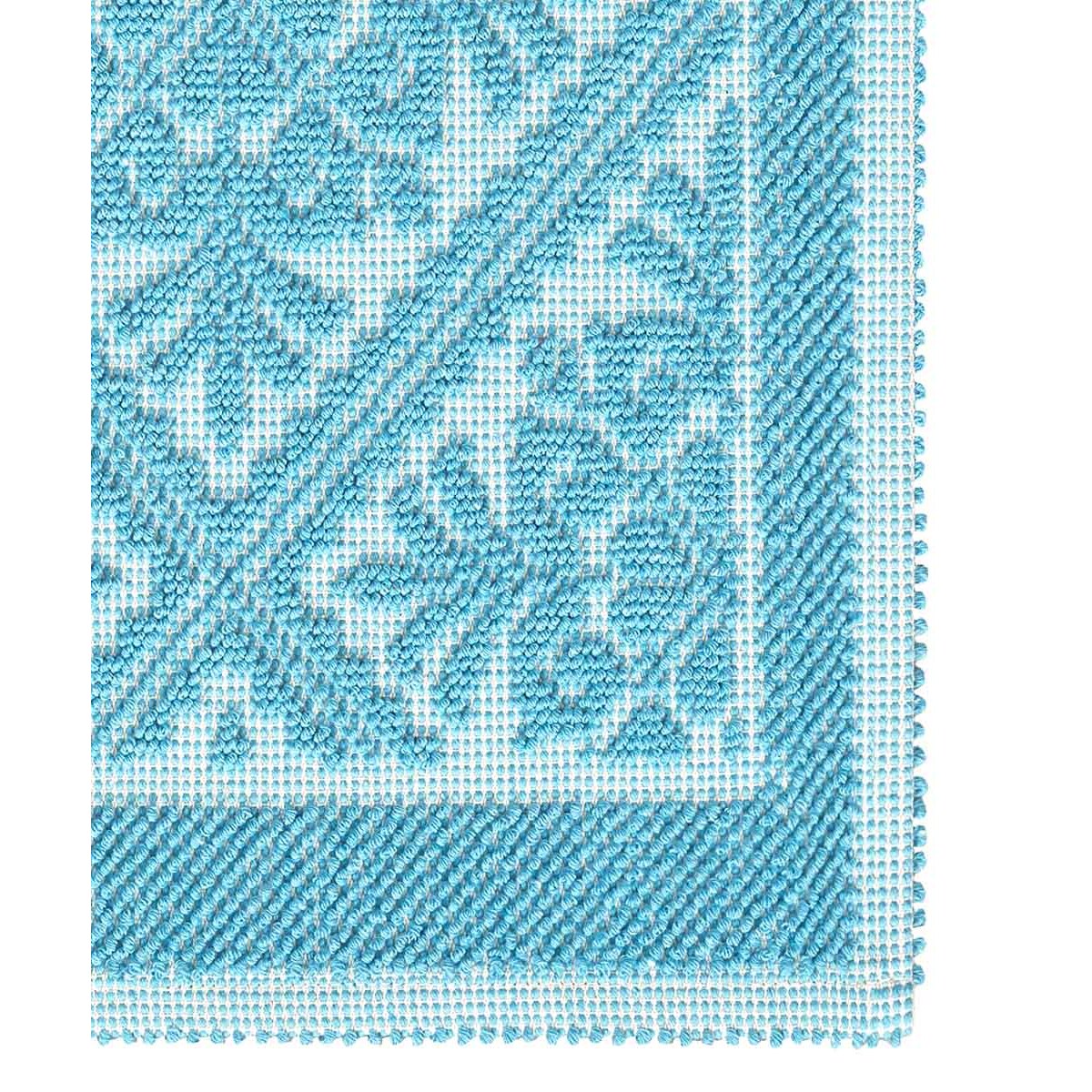 Tappeto Sardo azzurro Ingresso Cucina Bagno