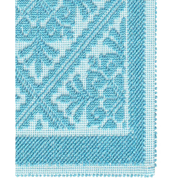 Tappeto Sardo azzurro Ingresso Cucina Bagno