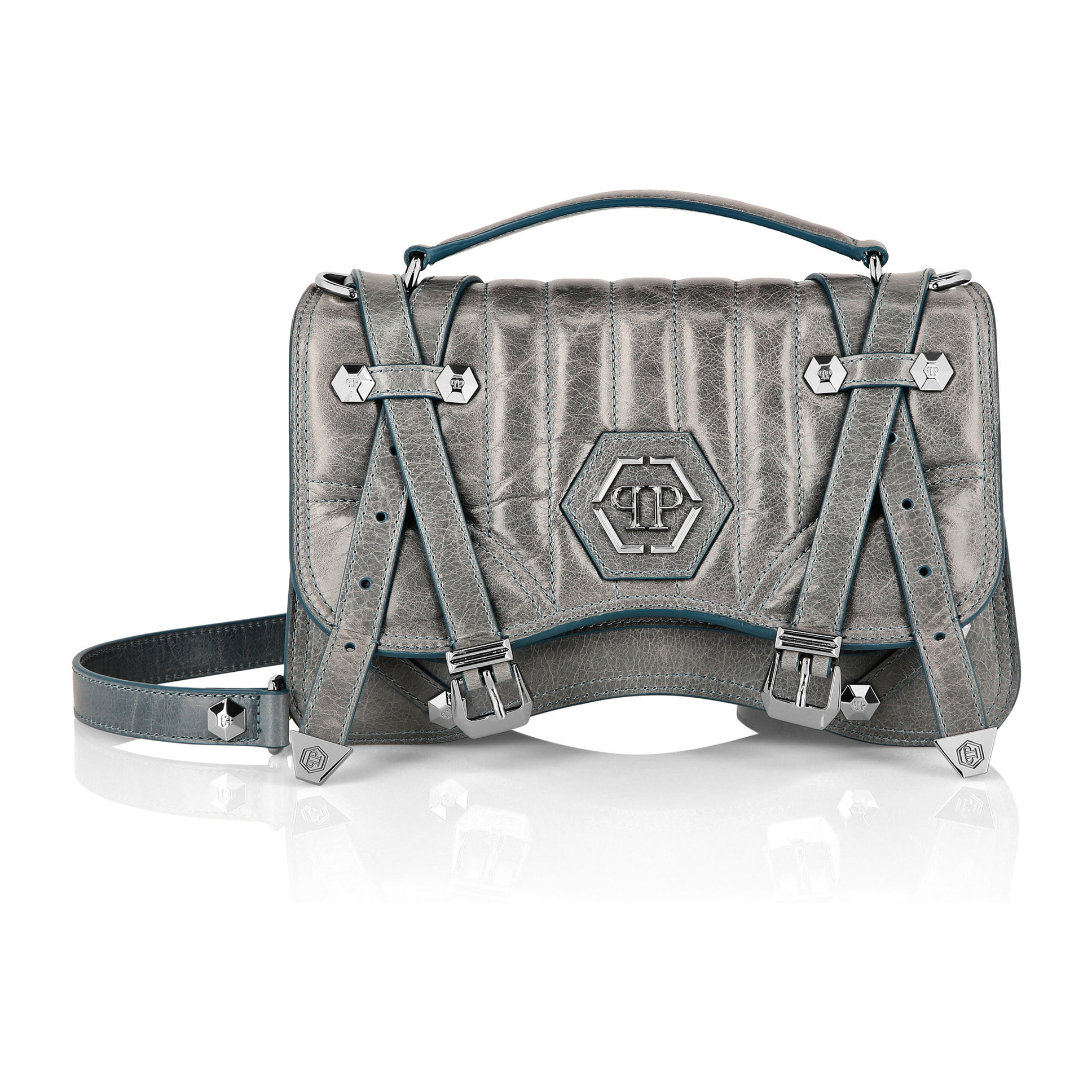 PHILIPP PLEIN Borsa con maniglia HEXAGON