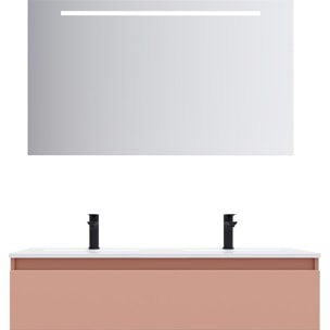 Ensemble double vasque 1 tiroir + miroir - HUDSON