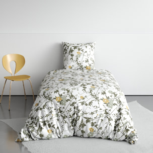 Parure housse de couette 2pcs 100% coton 57fils hoya