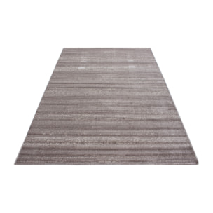 PLUS - Tapis uni à poils courts beige - PLU8000BEI