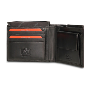 Portafoglio uomo in vera pelle - Modello Erevan Ultra - Casual - 12.5 x 9.0 x 2.0 cm