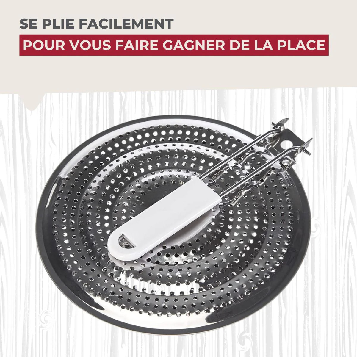 Diffuseur de chaleur pour plaque de cuisson gaz Fackelmann