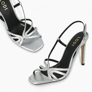 SANDALIAS PLATEADAS WELLES