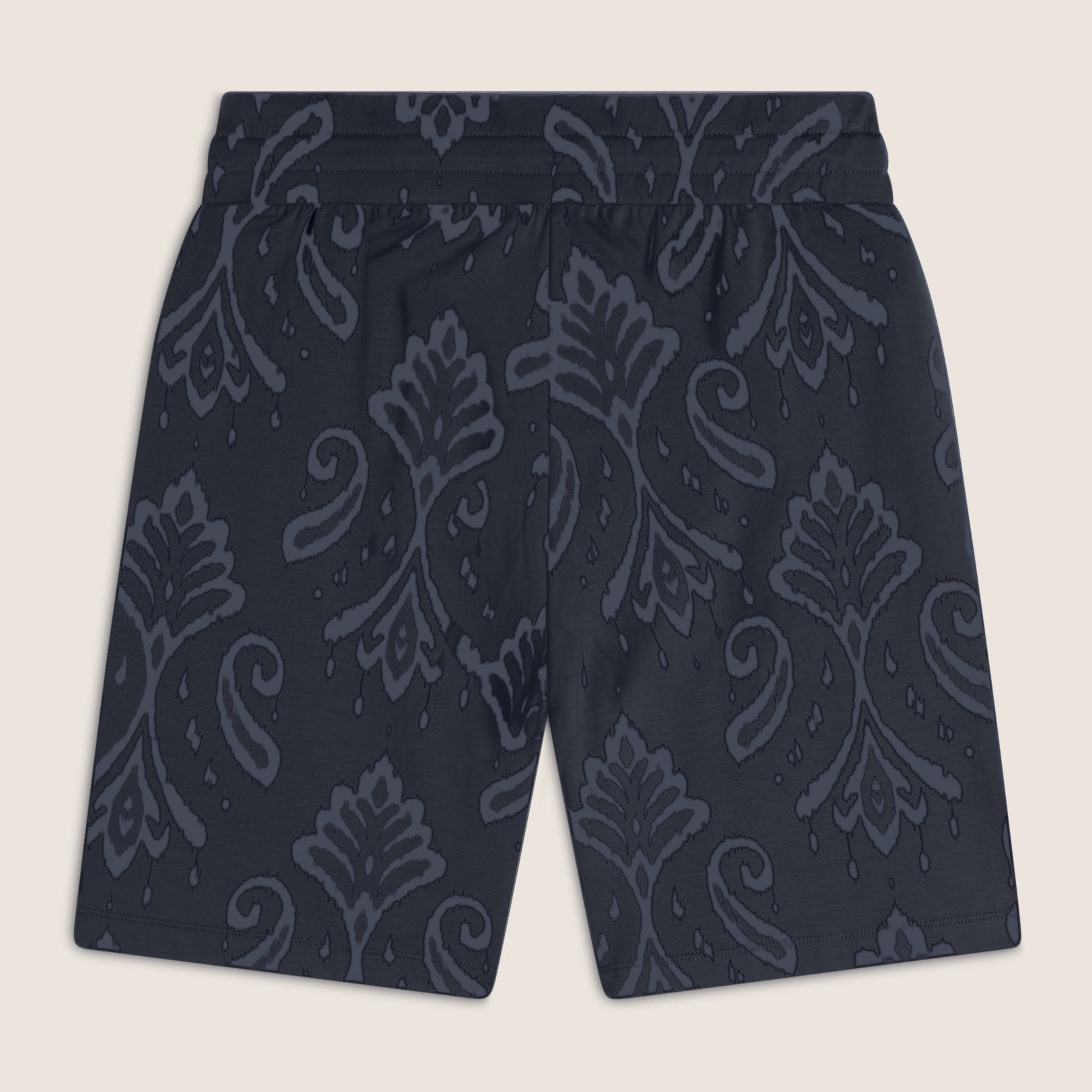 Bermuda in jersey con stampa floreale