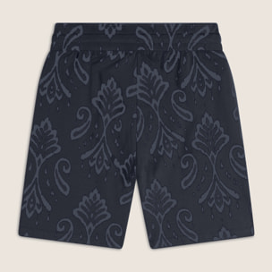 Bermuda in jersey con stampa floreale