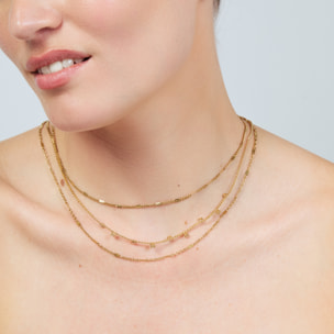 Collar acabado en oro amarillo de 18k