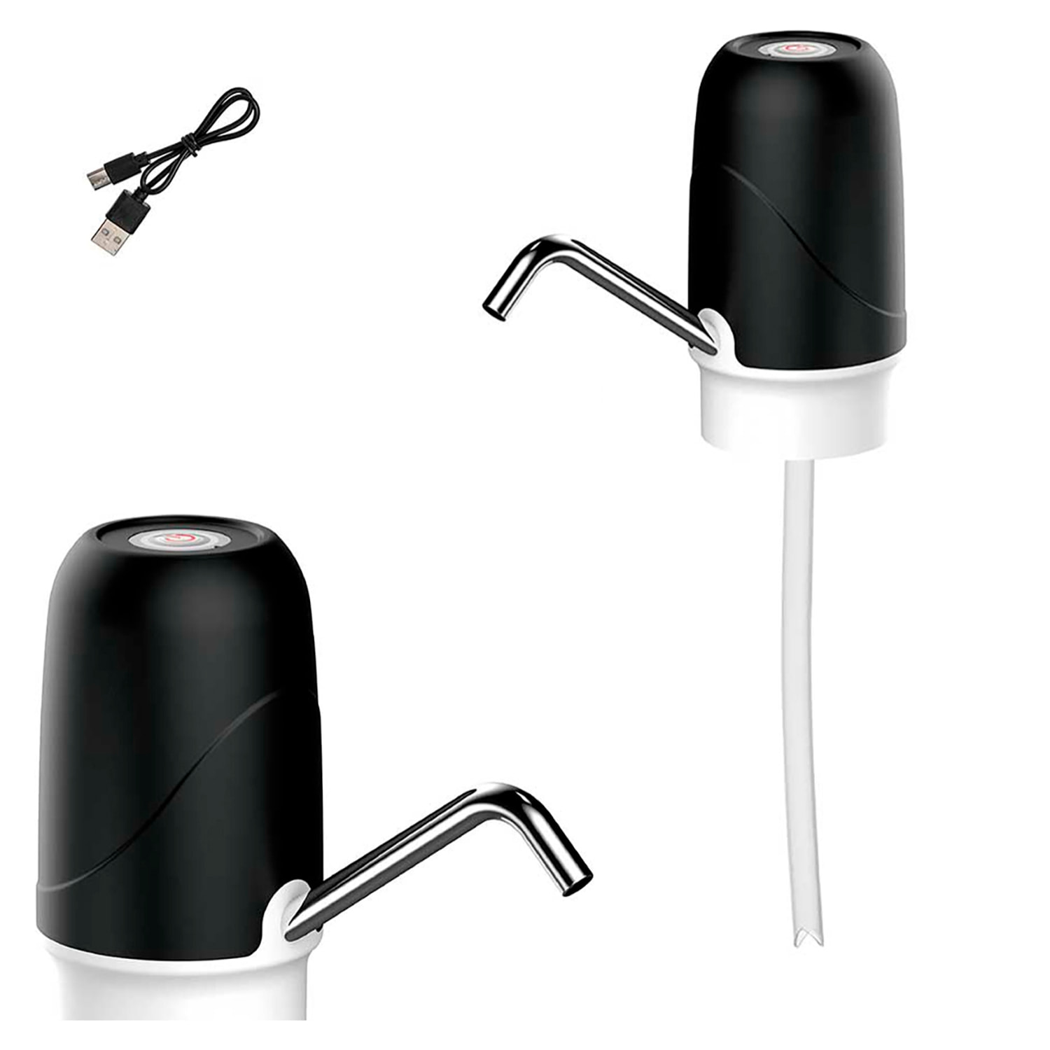 Distributore d'acqua elettrico con batteria ricaricabile.