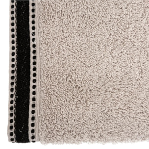 Serviette de toilette "Joia" coton beige 50x90cm