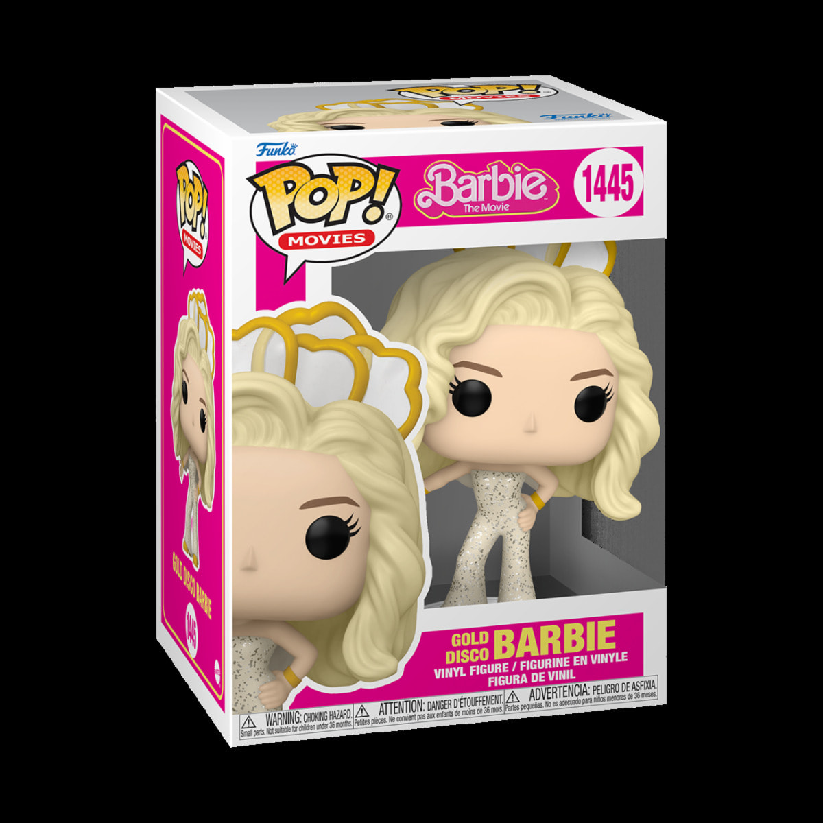 Barbie il Film Funko POP Vinile Figura Barbie Festa da Ballo Oro 9 cm