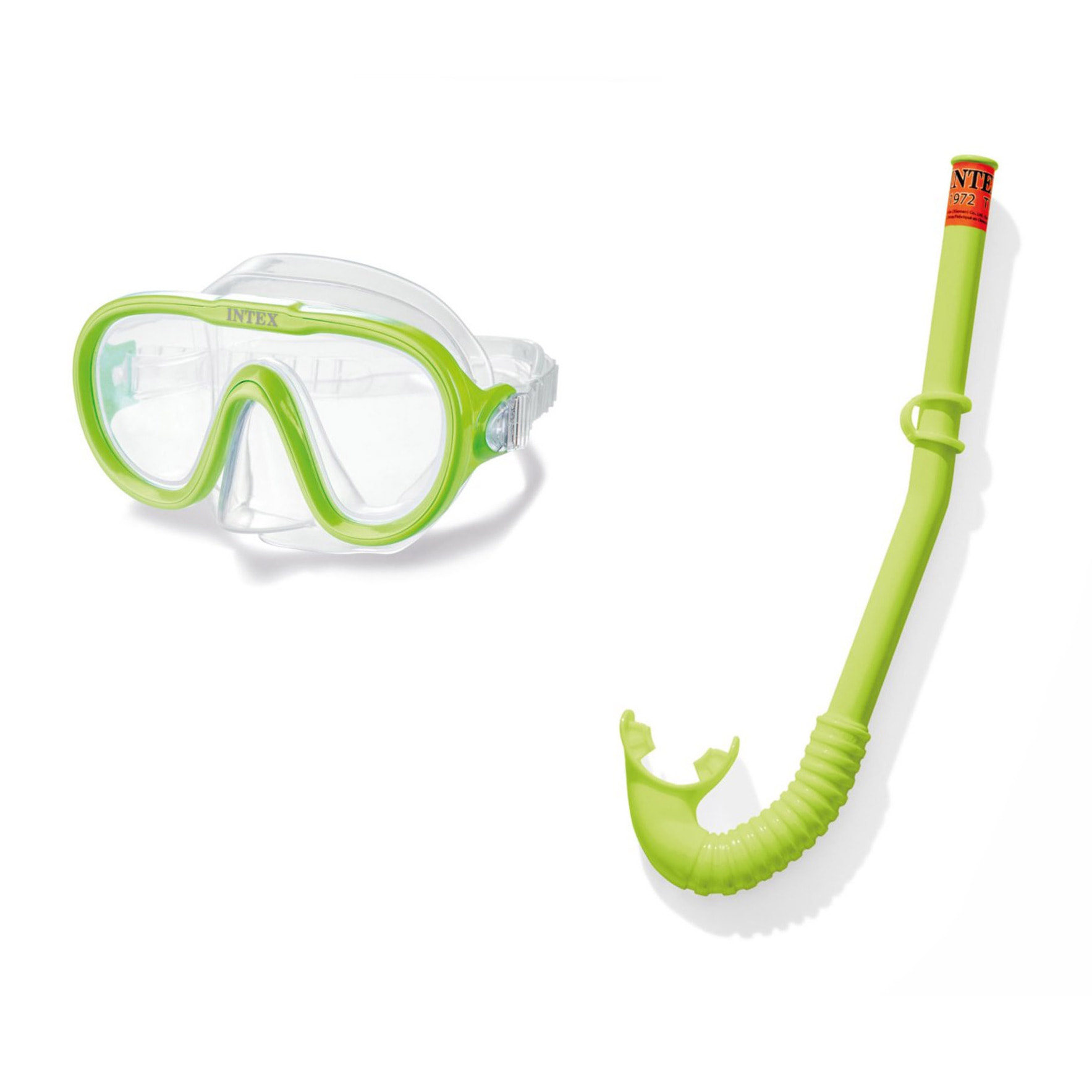 Intex Set Maschera e Boccaglio Adventurer, Colori Assortiti