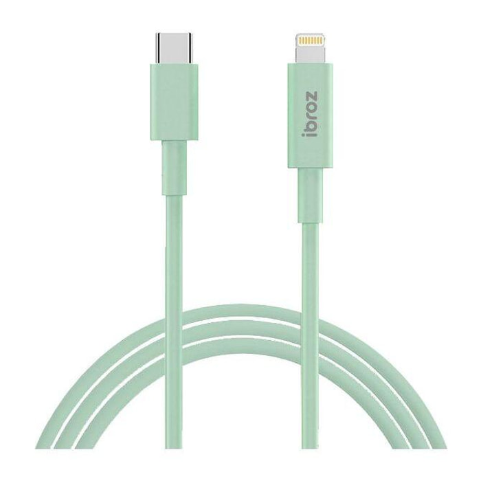 Câble Lightning IBROZ vers USB-C 1m vert
