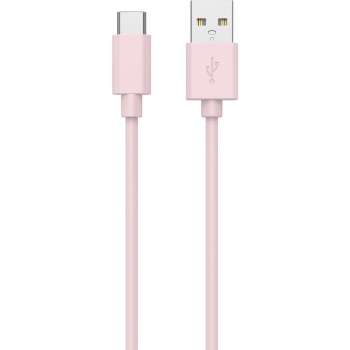 Câble de charge ESSENTIELB USB-A 1M vers USB-C Rose