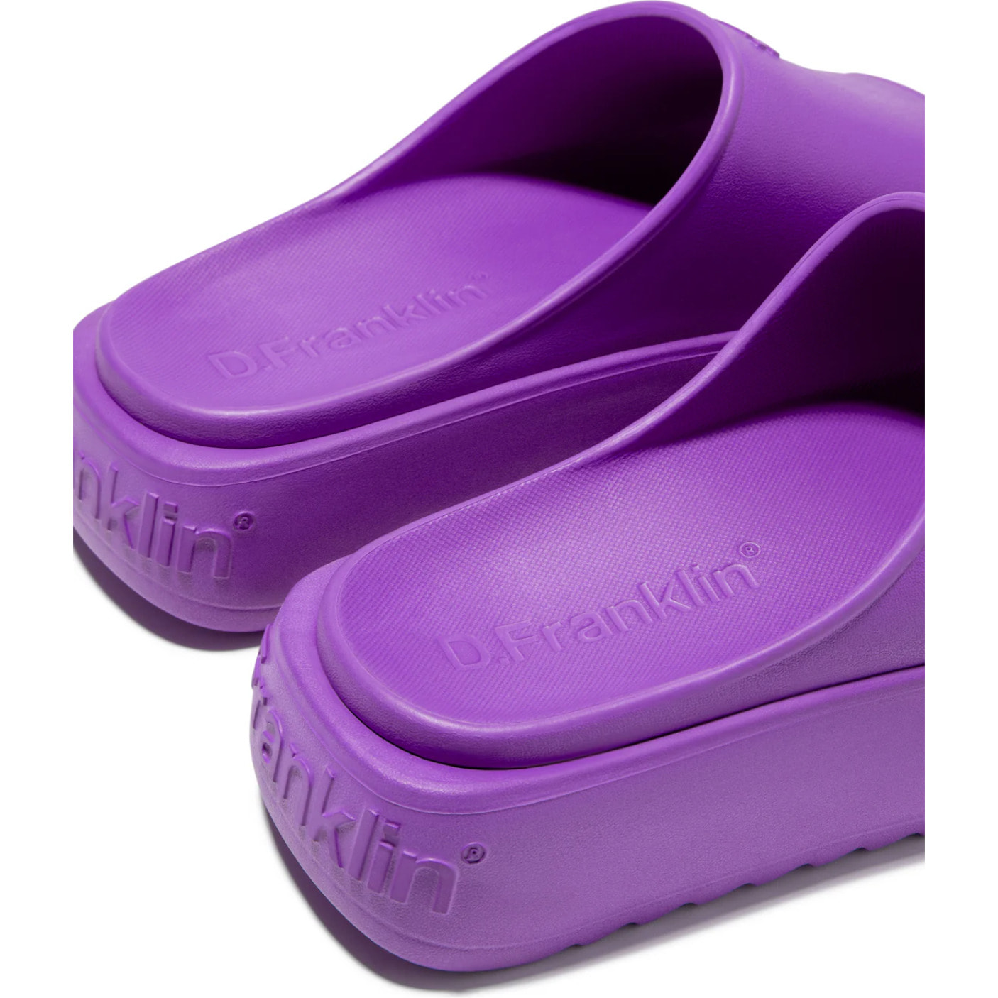 Sandalia Mujer Estilo Pala Sonax Slide Morado D.Franklin