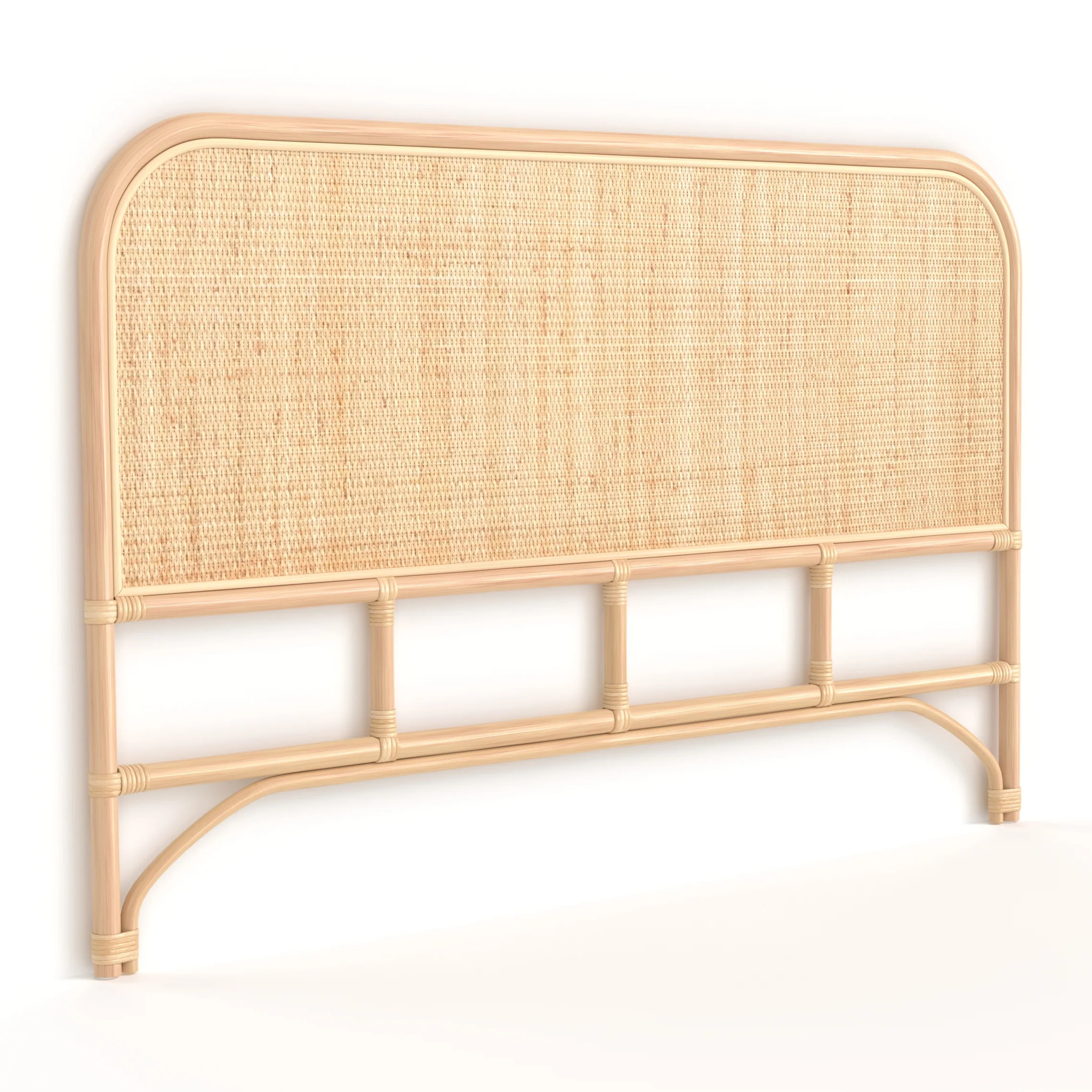 Tête de lit 140 cm en rotin naturel - Grace