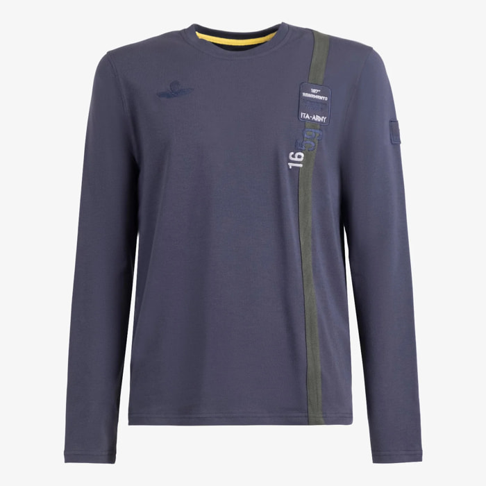 T-shirt Uomo W4F721 Esercito