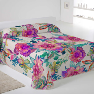 Icehome - Colcha Bouti Estampada - Reversible - 100% Poliéster - Microfibra - 70 gr/m² - Lunea